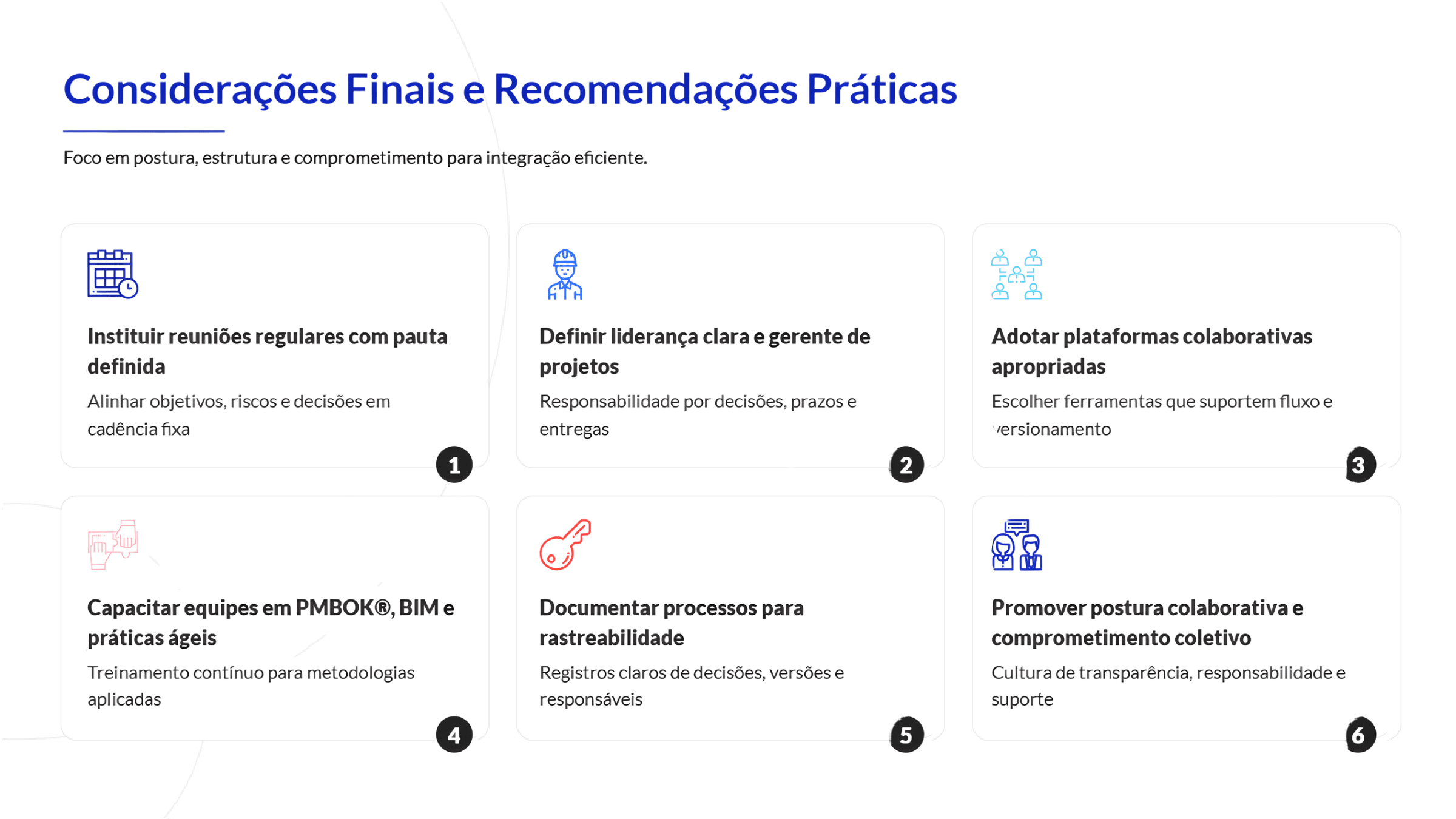 Considerações Finais e Recomendações